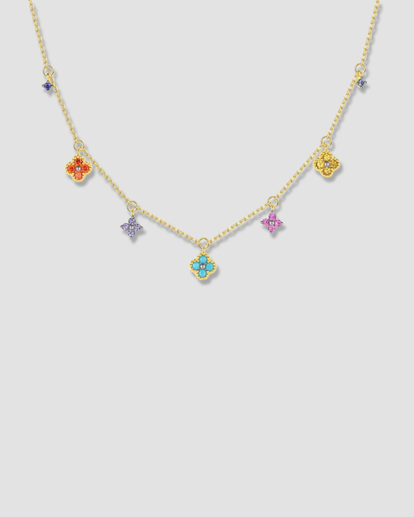 Collar flores & colores