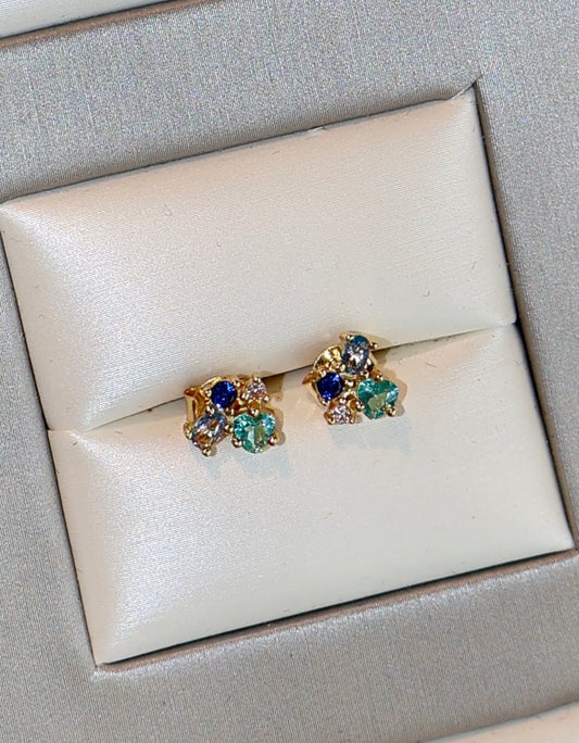 STUDS CLUSTER COLORES