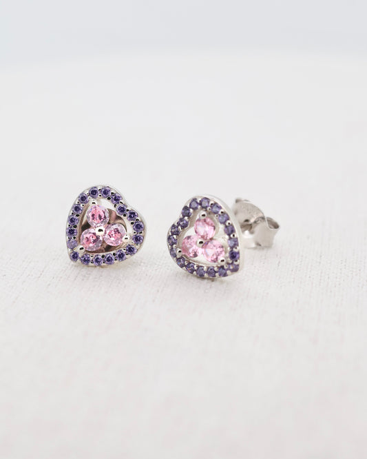 Mini studs corazón