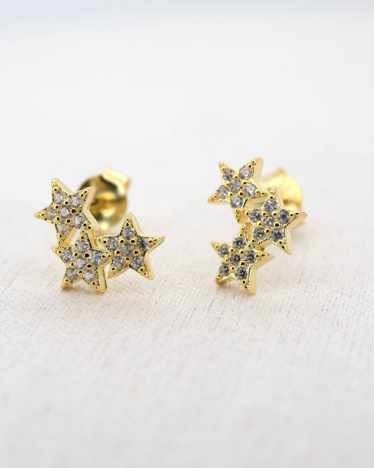 Mini studs estrellas