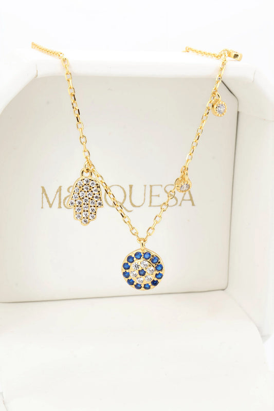 Collar Hamsa evil eye