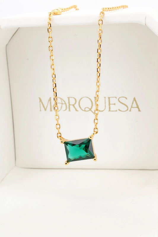 Collar Verde "esmeralda"